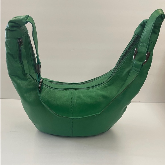 Free People Green Leather Hobo Bag - Picture 8 of 12